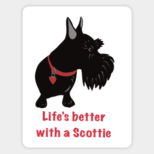 Life’s Better With A Scottie Magnet